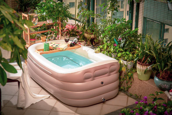 Blow Up Bathtubs for the Outdoors