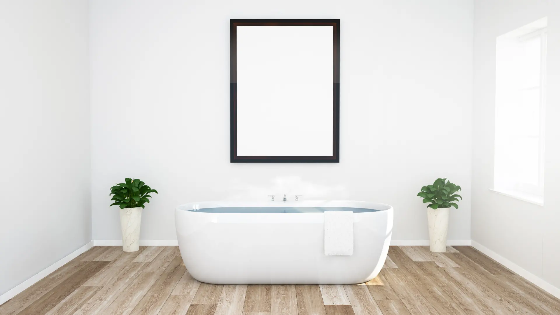 wooden floor for bathroom