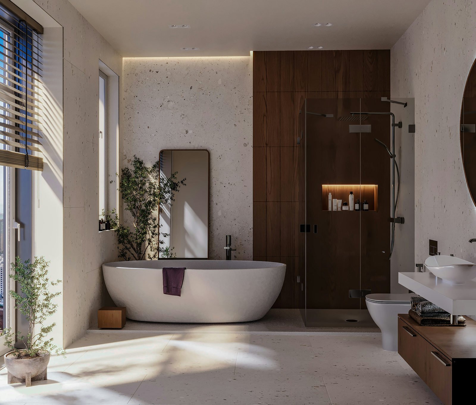 How Should Bathrooms Be Designed for Humidity, Water, and Long-Term Maintenance?